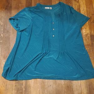 Croft & Barrow Teal Blouse